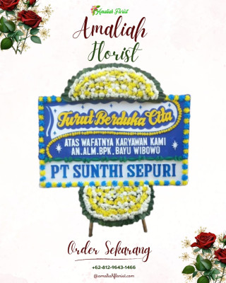 Papan Bunga Duka di Dongko