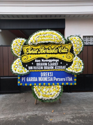 Papan Bunga Duka di Dongko